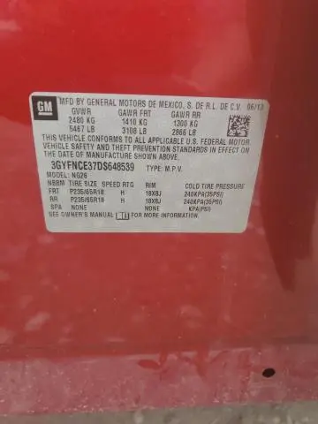 2013 CADILLAC SRX LUXURY COLLECTION  