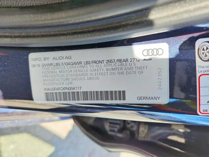 2015 AUDI A6 PREMIUM PLUS  