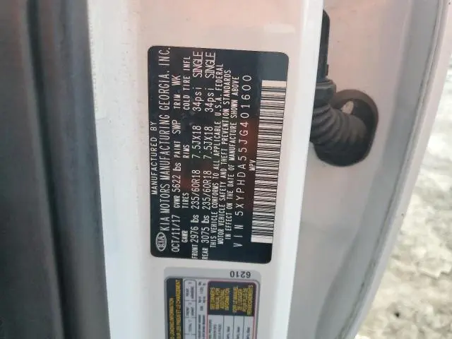 2018 KIA SORENTO EX  