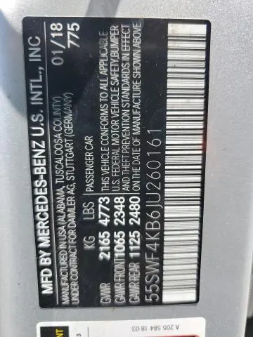 2018 MERCEDES-BENZ C 300 4MATIC  