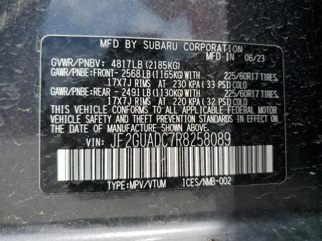 2024 SUBARU CROSSTREK PREMIUM  