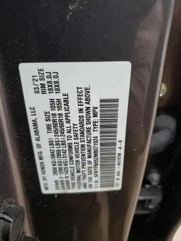 2021 HONDA PILOT EXL