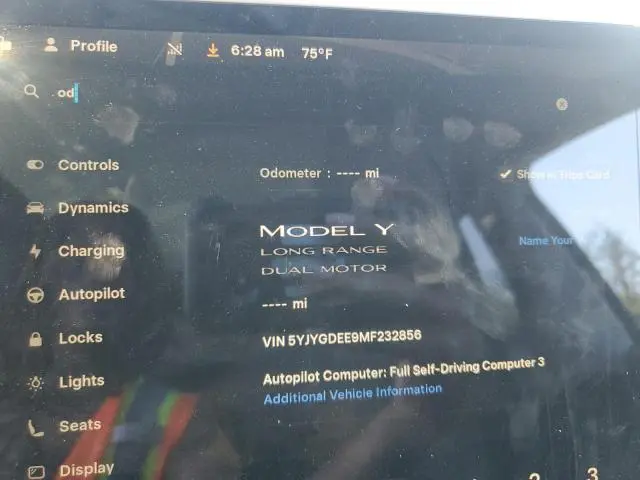 2021 TESLA MODEL Y