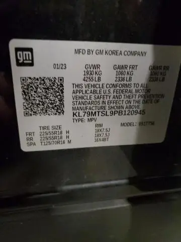 2023 CHEVROLET TRAILBLAZER RS  