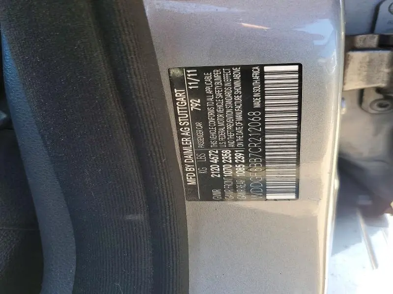 2012 MERCEDES-BENZ C 300 4MATIC  