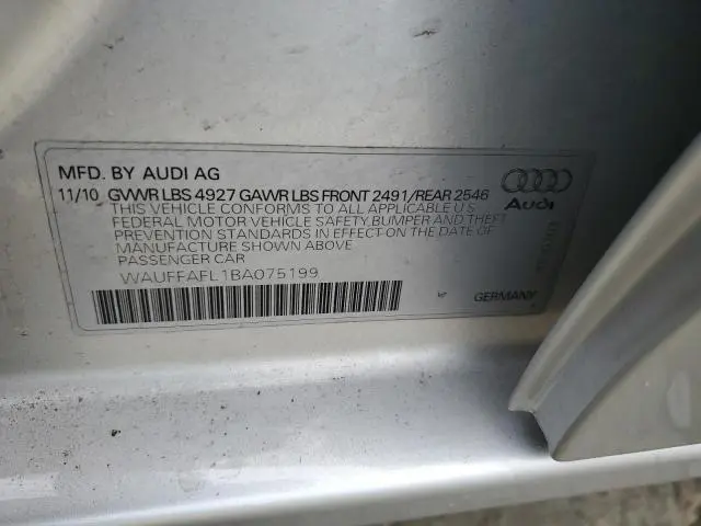 2011 AUDI A4 PREMIUM PLUS  