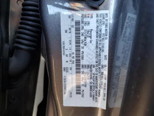2013 FORD FOCUS SE