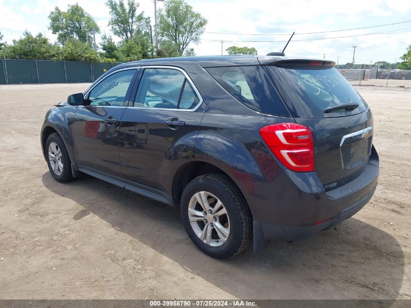 2016 CHEVROLET EQUINOX LS