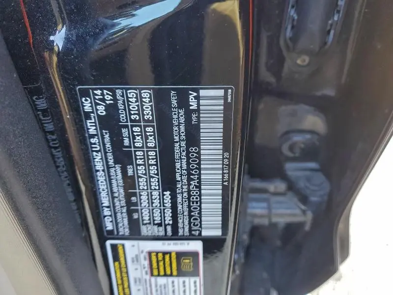 2015 MERCEDES-BENZ ML 250 BLUETEC  