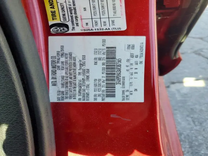2010 FORD FUSION SE  