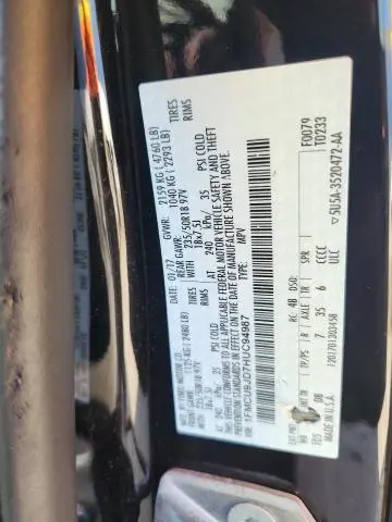 2017 FORD ESCAPE TITANIUM  