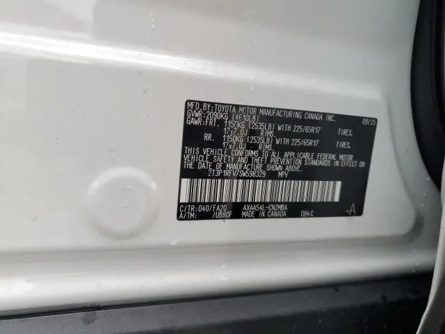 2025 TOYOTA RAV4 XLE  