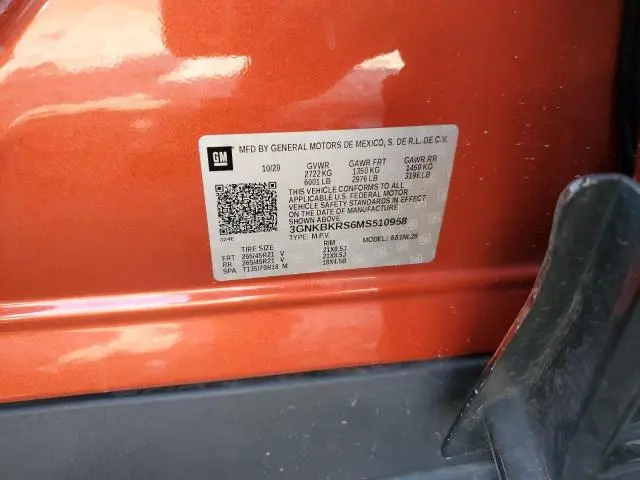 2021 CHEVROLET BLAZER RS  