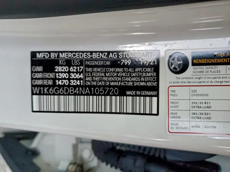 2022 MERCEDES-BENZ S 500 4MATIC  