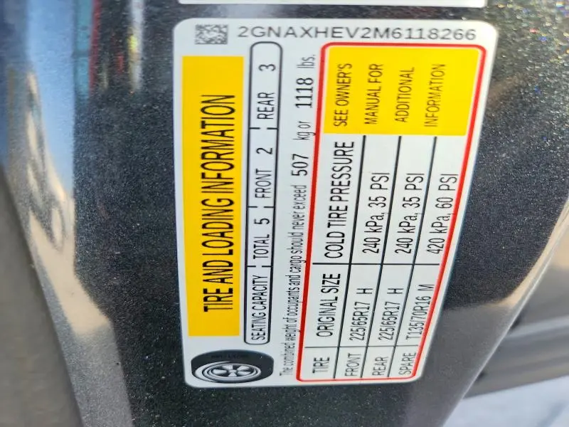 2021 CHEVROLET EQUINOX LS  