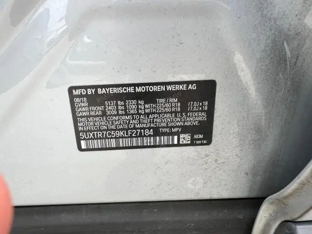 2019 BMW X3 SDRIVE30I  