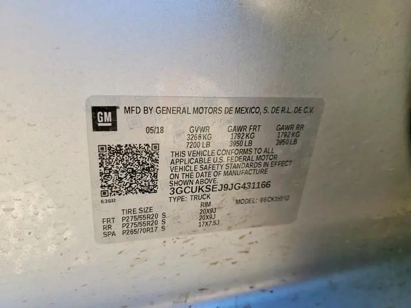 2018 CHEVROLET SILVERADO K1500 LTZ  