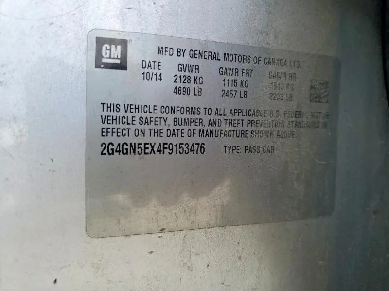 2015 BUICK REGAL PREMIUM  