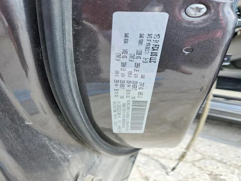 2018 CHRYSLER PACIFICA TOURING L  