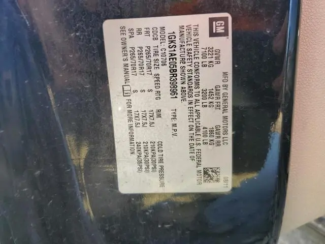 2011 GMC YUKON SLE