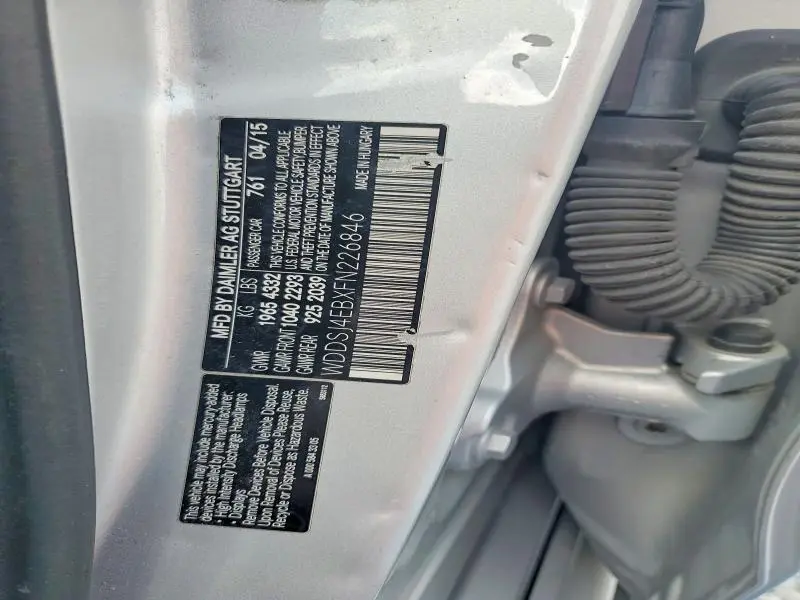 2015 MERCEDES-BENZ CLA 250  