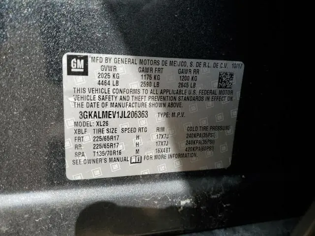 2018 GMC TERRAIN SLE  