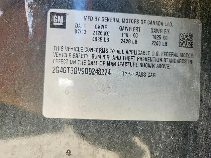 2013 BUICK REGAL PREMIUM  