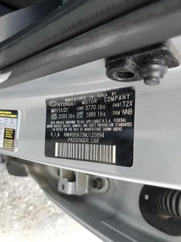 2021 HYUNDAI VENUE SE  