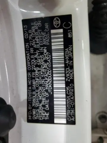 2013 TOYOTA PRIUS   