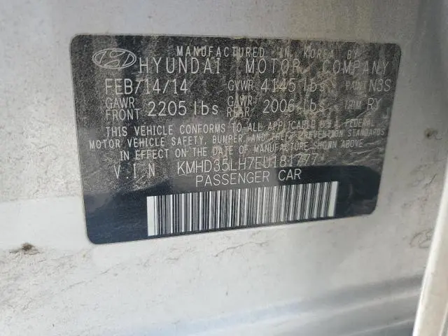 2014 HYUNDAI ELANTRA GT   