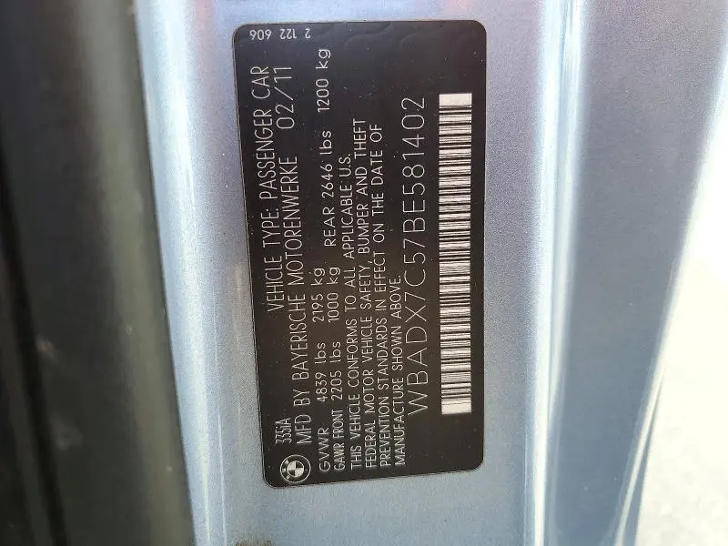 2011 BMW 335 I  