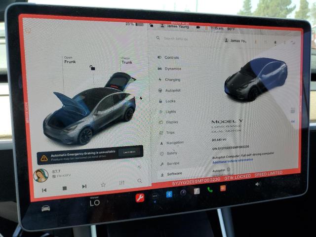 2021 TESLA MODEL Y 