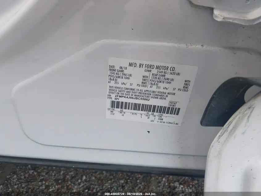 2018 FORD EDGE SEL