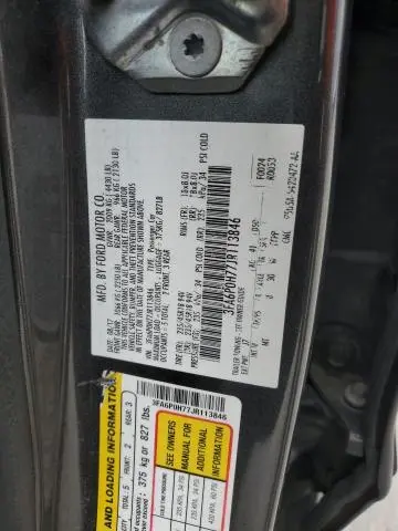 2018 FORD FUSION SE  
