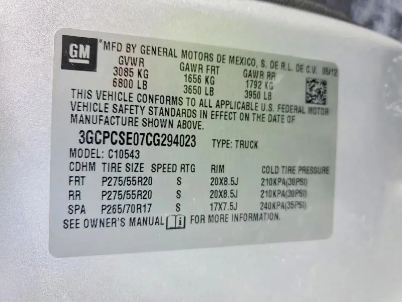 2012 CHEVROLET SILVERADO C1500 LT  