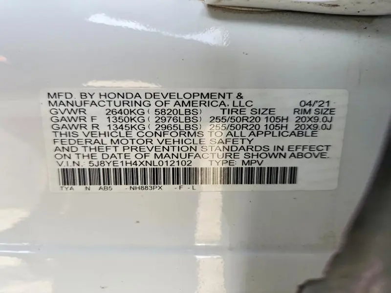 2022 ACURA MDX TECHNOLOGY  