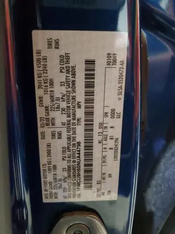 2022 FORD ESCAPE SEL  