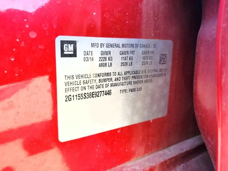 2014 CHEVROLET IMPALA LTZ  