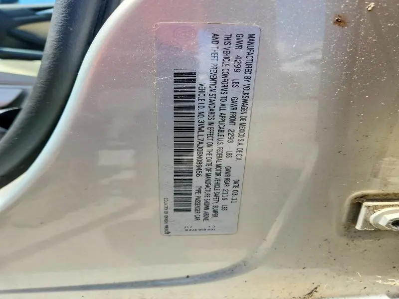 2011 VOLKSWAGEN JETTA TDI  