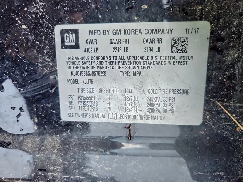 2018 BUICK ENCORE PREFERRED  