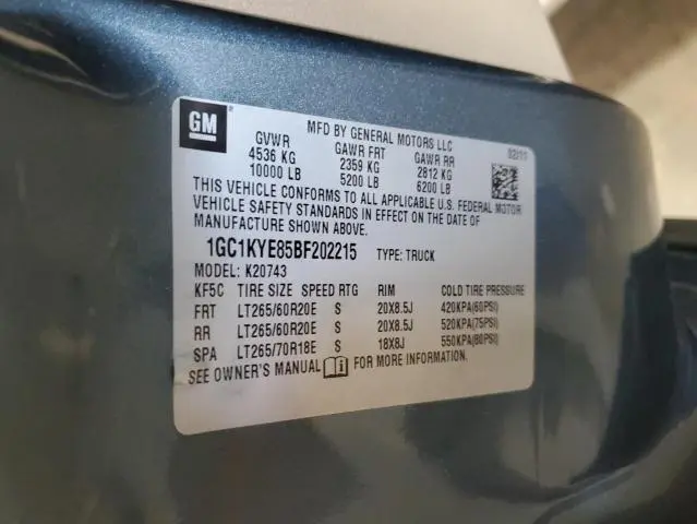 2011 CHEVROLET SILVERADO K2500 HEAVY DUTY LTZ  