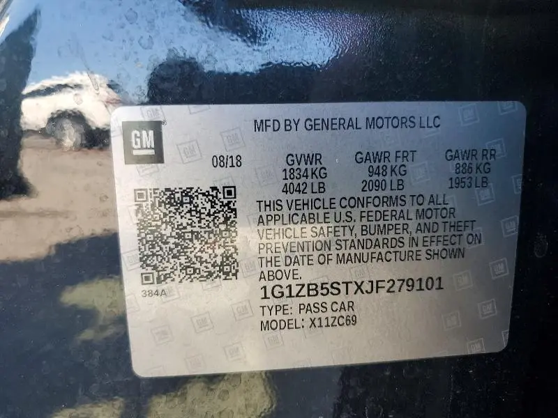2018 CHEVROLET MALIBU LS  
