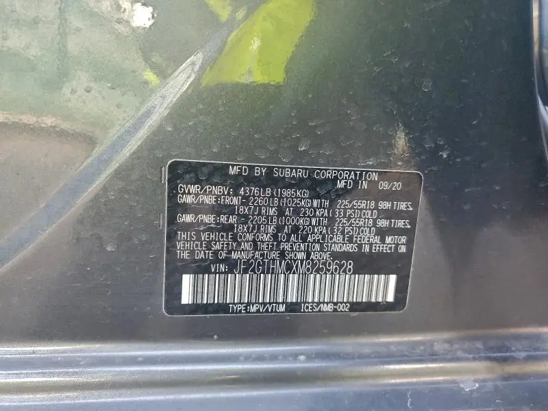 2021 SUBARU CROSSTREK LIMITED  