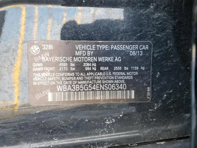 2014 BMW 328 XI SULEV  