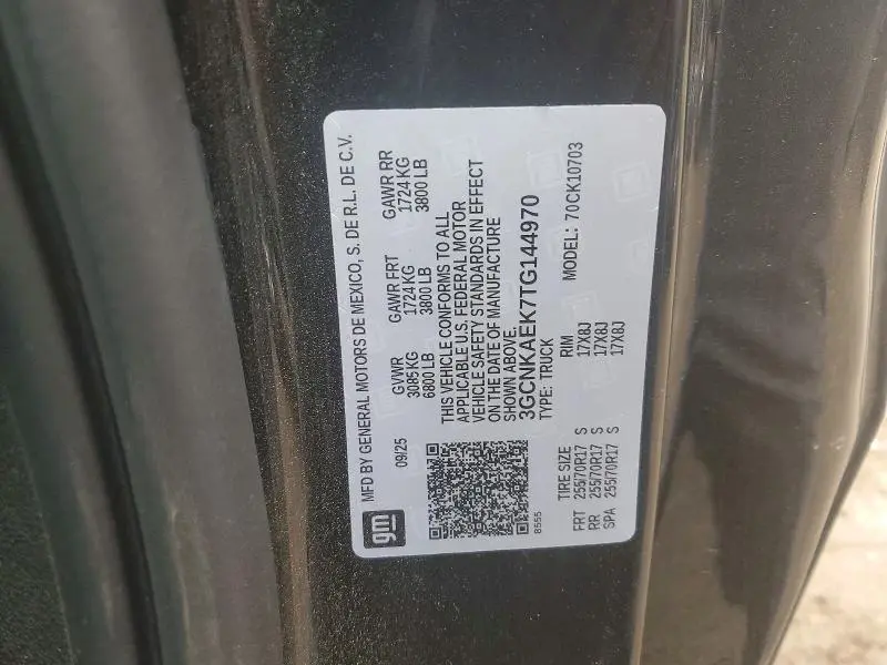 2026 CHEVROLET SILVERADO K1500  