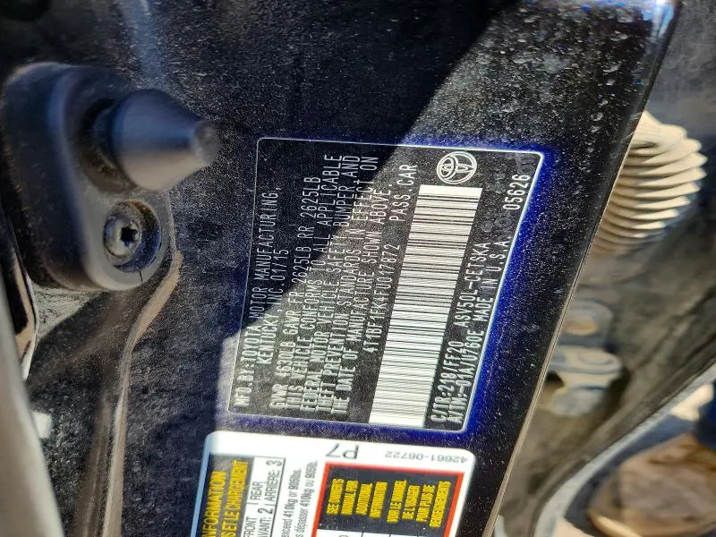 2015 TOYOTA CAMRY SE  