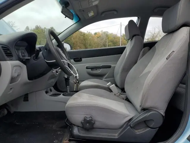 2010 HYUNDAI ACCENT BLUE  