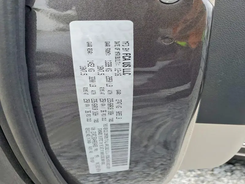 2017 CHRYSLER PACIFICA TOURING L  