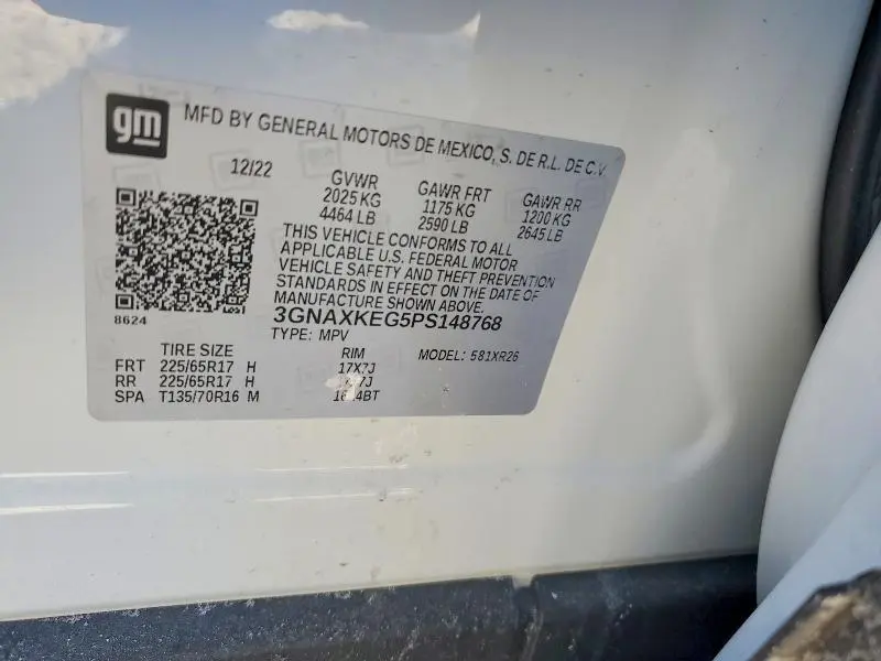 2023 CHEVROLET EQUINOX LT  