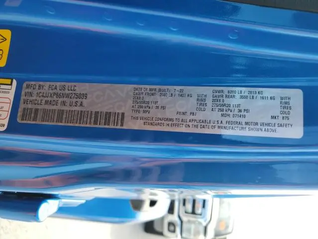 2022 JEEP WRANGLER UNLIMITED SAHARA 4XE  